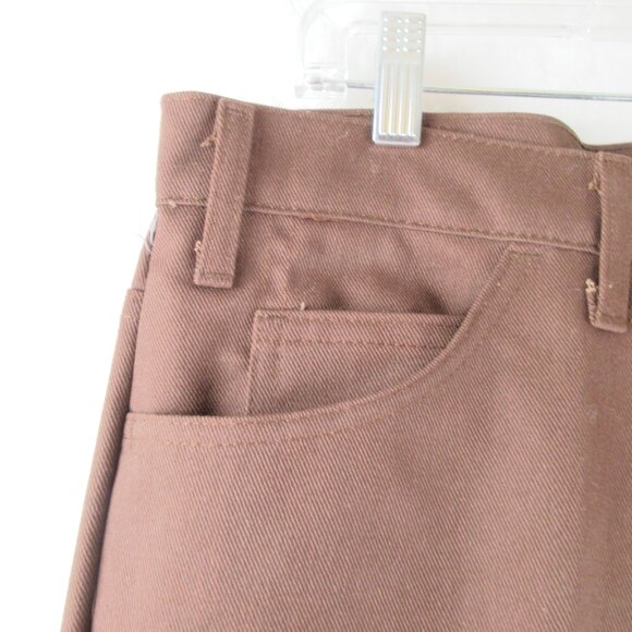 Levi's VTG Deadstock Saddleman Boot Cut Regular Fit Jeans Size 36 Brown - Picture 3 of 16